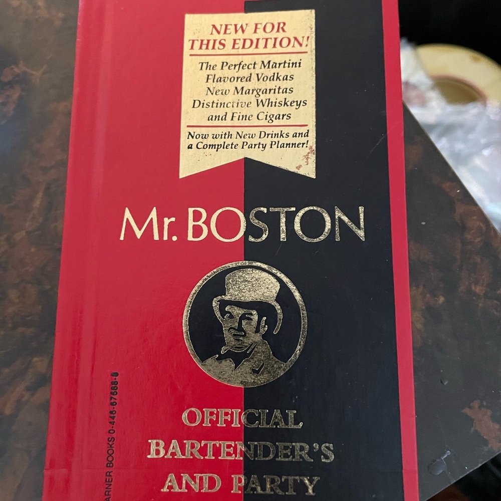 Super fun book Mr. Boston official bartender  party guide book great condition